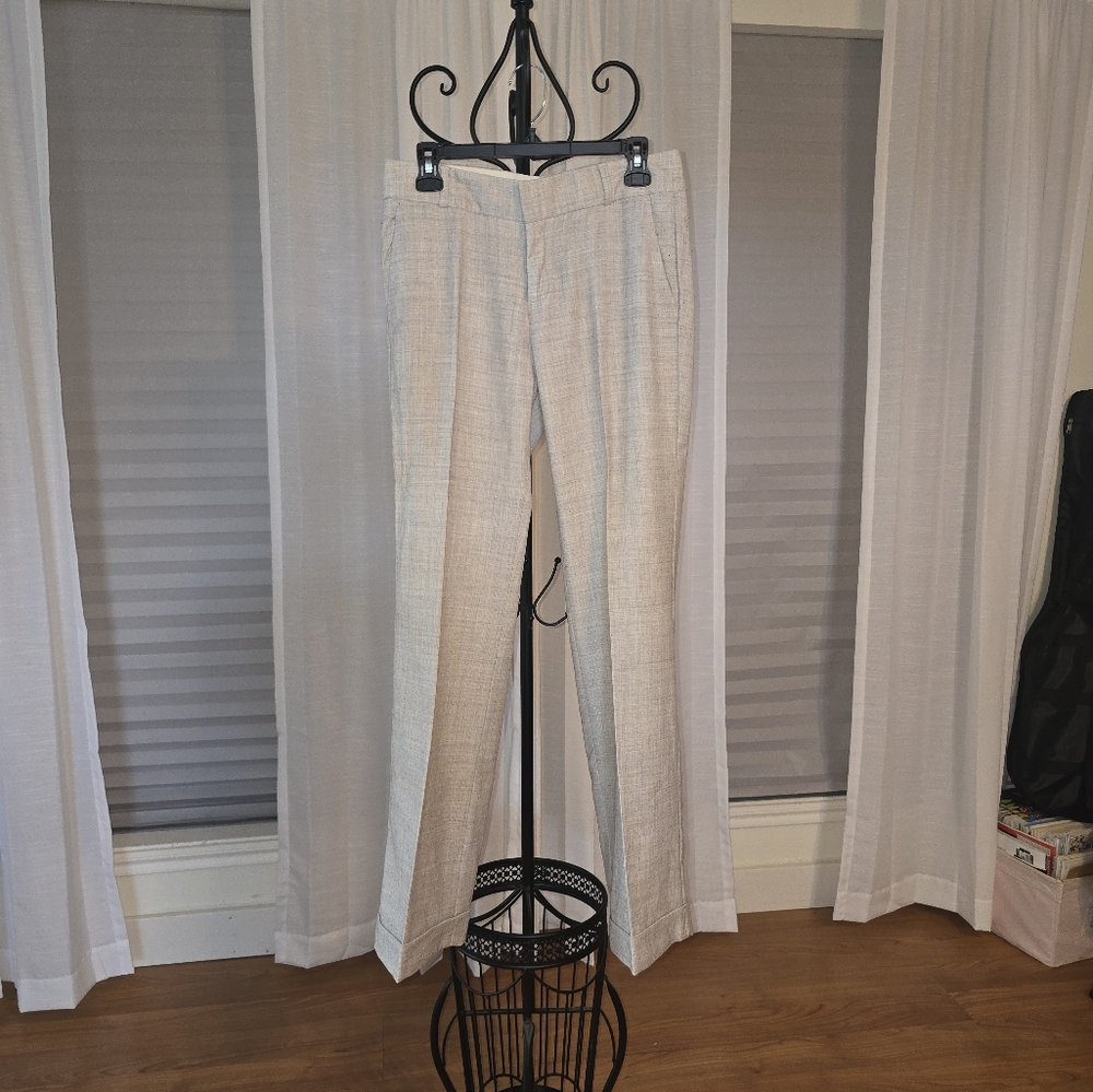 Banana Republic Subtle Gray Trousers sz 8 - Picture 2 of 11